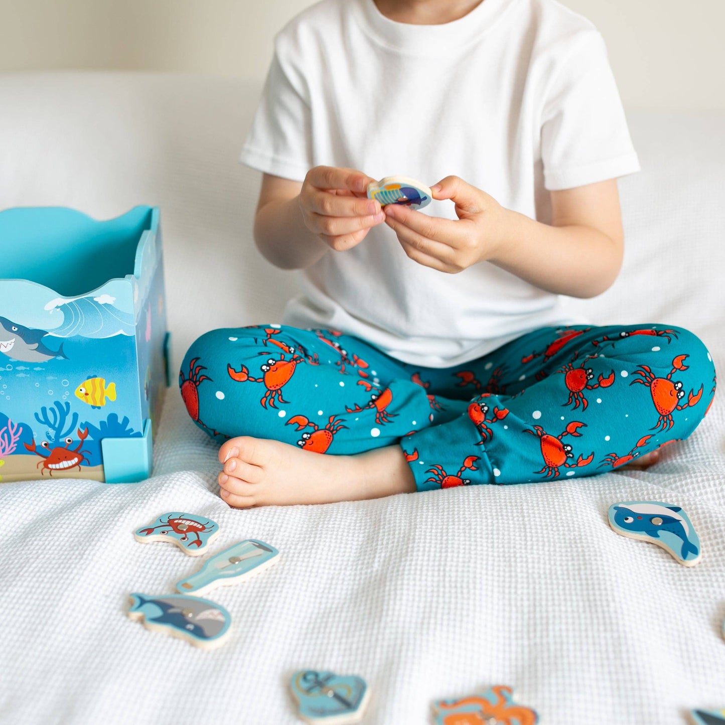 Crab Print Baby Leggings 0-6 Years: 18-24 M