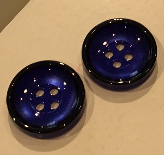 Buttons 20mm royal blue