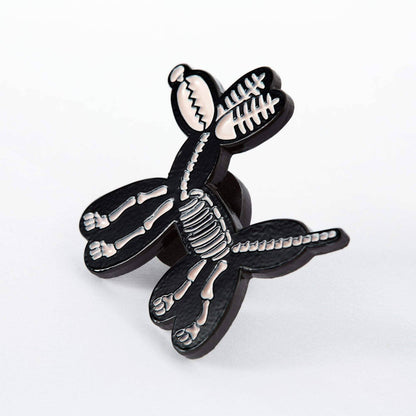 Balloon Animal Skeleton Enamel Pin