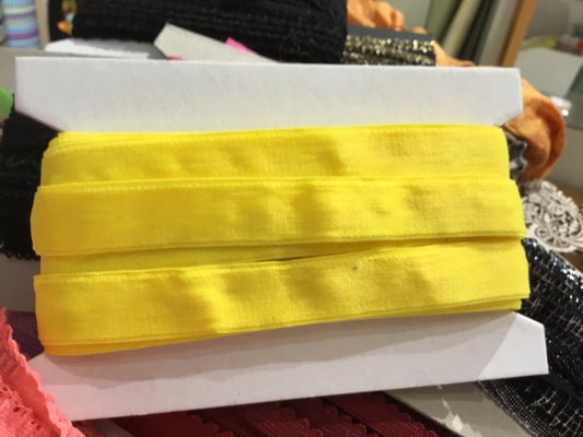 Elastic, yellow for strapping 15 Mm