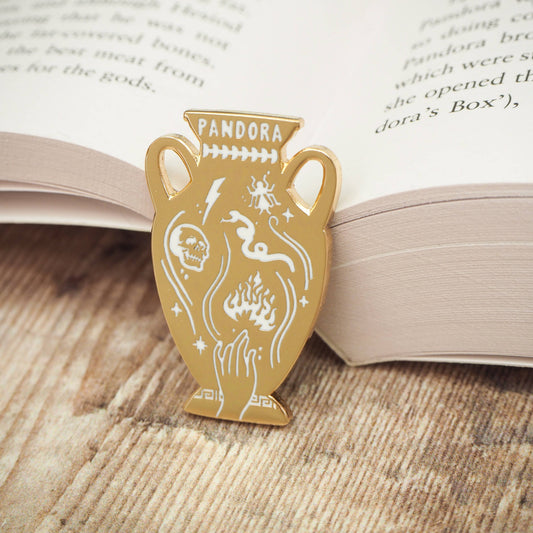 Pandora's Jar Enamel Pin Badge - Greek Mythology Collection