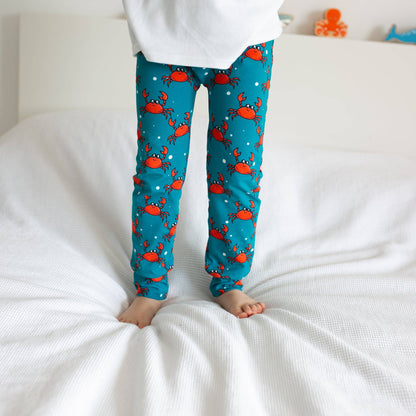 Crab Print Baby Leggings 0-6 Years: 18-24 M