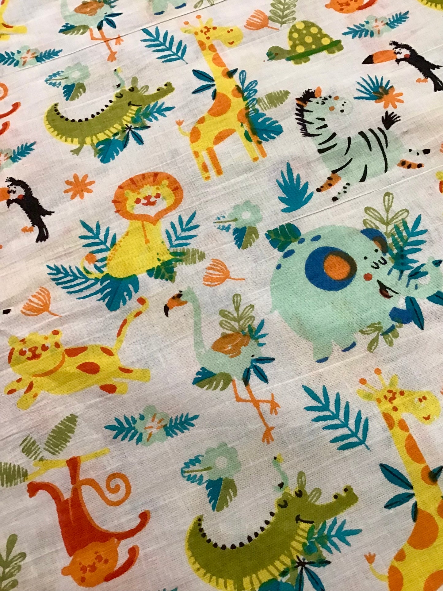 Happy SafariScreen Printed Fabric 100% Cotton