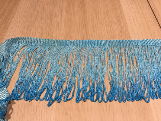 10cm Turquoise Ombre Fringe