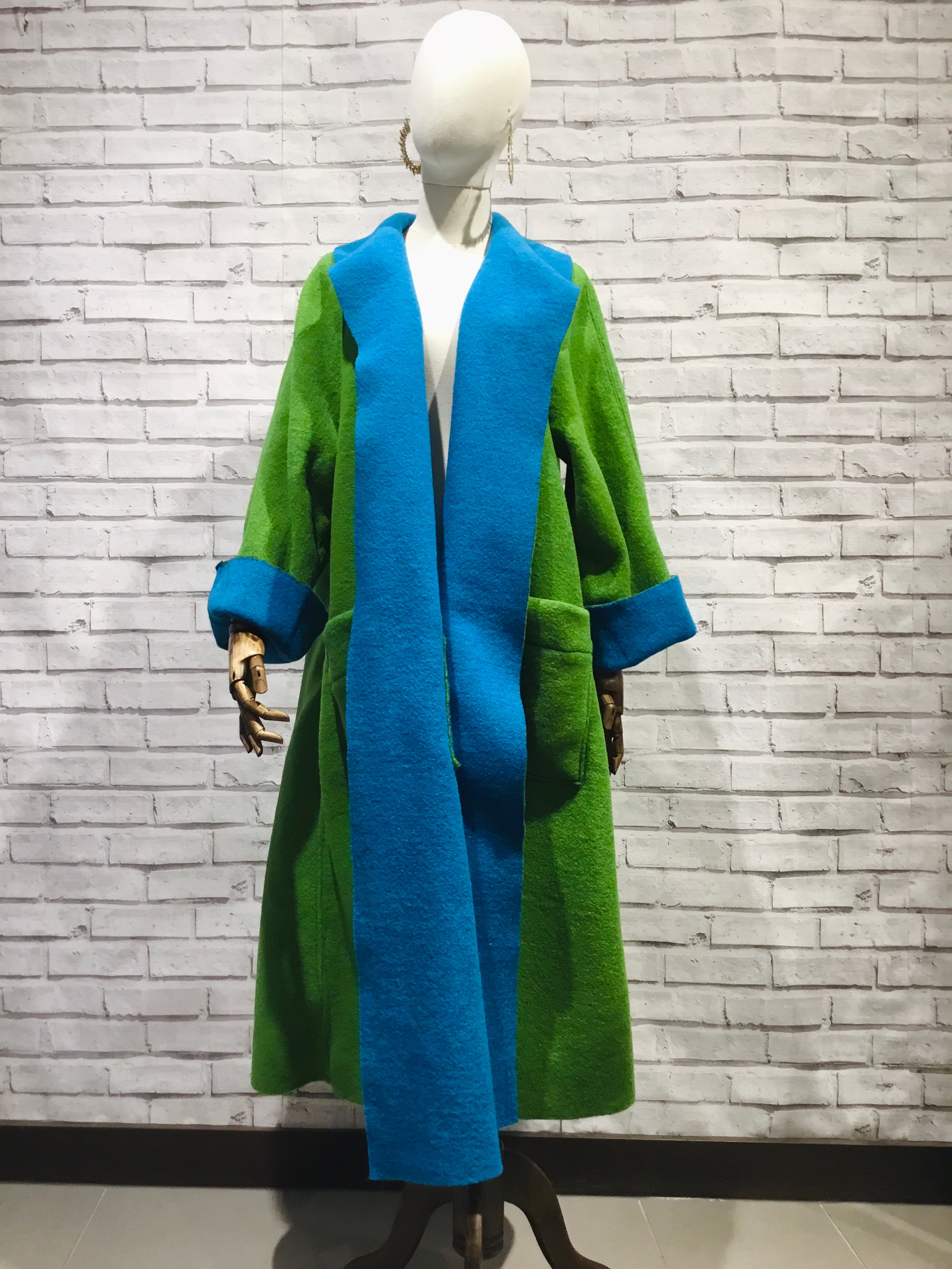 Violet on sale wool coat