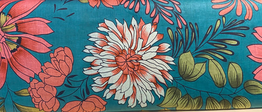 ornamental garden Screen Printed Fabric 100% Cotton