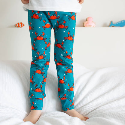 Crab Print Baby Leggings 0-6 Years: 4-5 Y