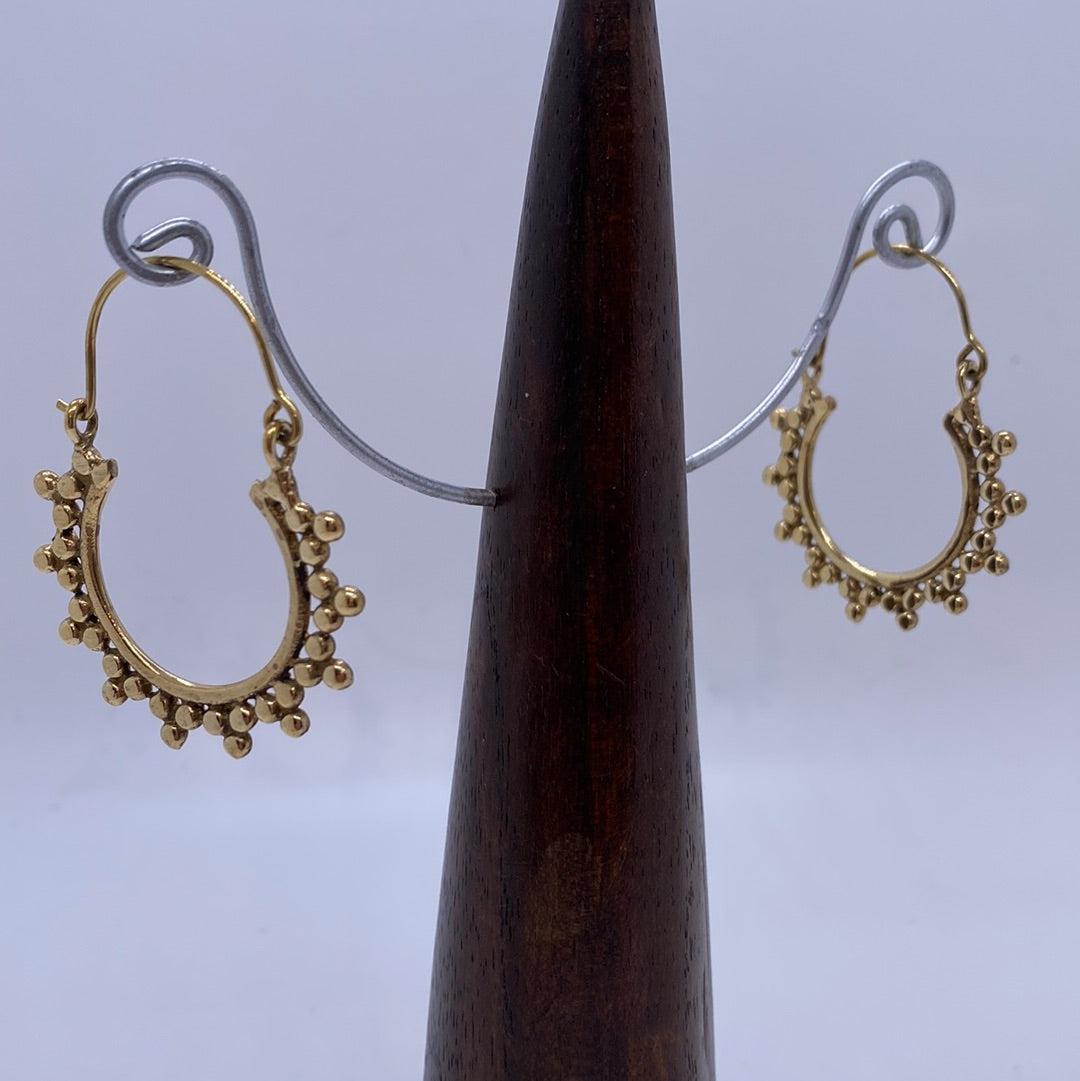 Oh Balls hoop earrings - Violet Elizabeth