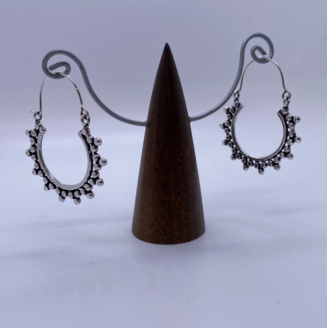 Oh Balls hoop earrings - Violet Elizabeth