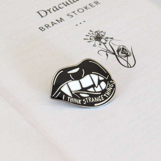 Dracula Enamel Pin Badge - Gothic Literature Collection - Violet Elizabeth